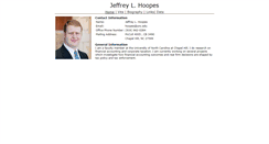 Desktop Screenshot of jeffreyhoopes.com